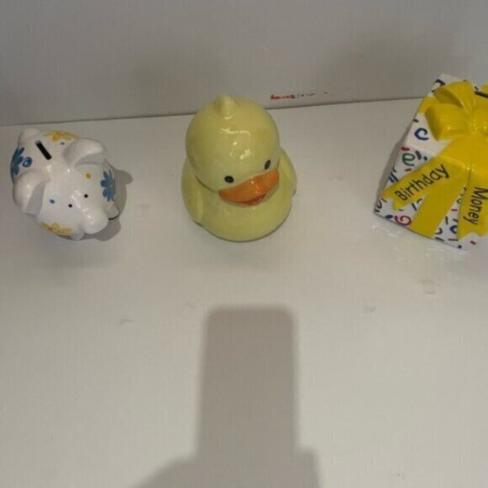 Set of 3 Ceramic Banks